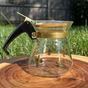 Vintage Pyrex Fleur De Lis Creamer